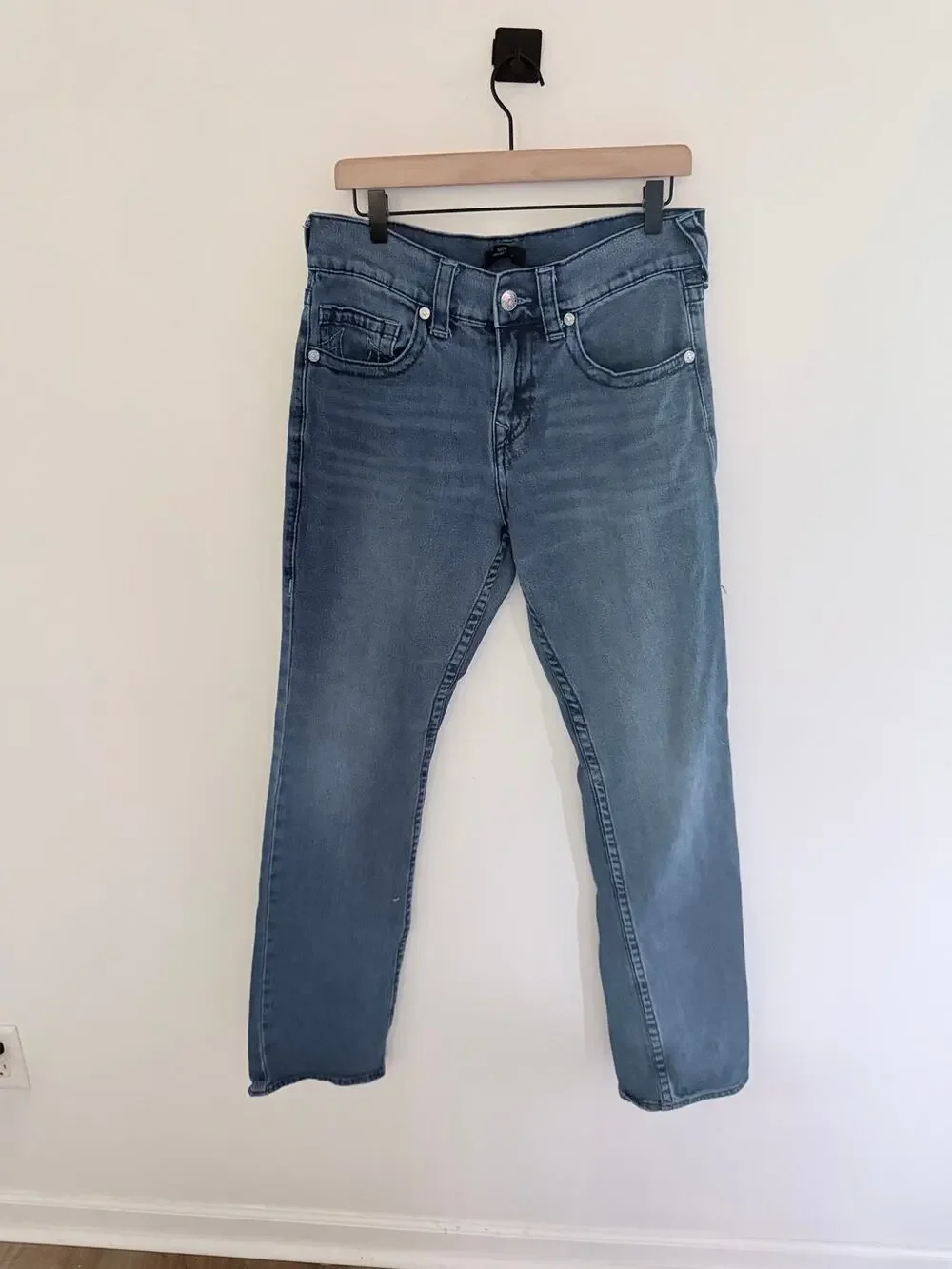 True Religion Ricky Relaxed Fit Dark Wash Denim Jeans-Size 30